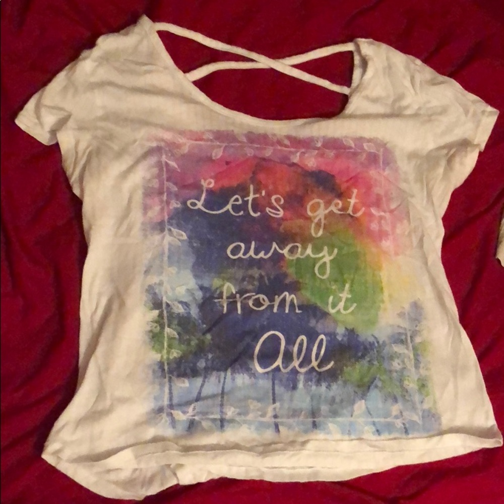 Lightweight white T-shirt